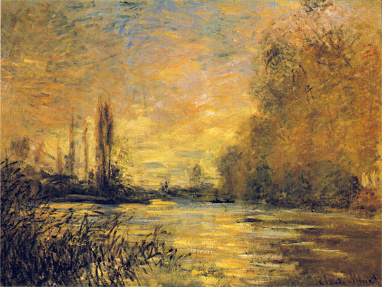 Colombes Claude Monet: Le petit bras de la Seine 