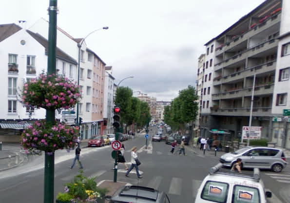 Colombes 1 bd Valmy vue actuelle