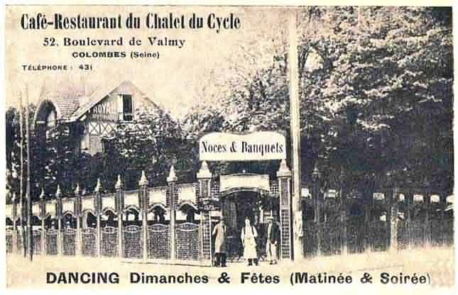 Colombes bd Valmy bd Gambetta chalet du cycle