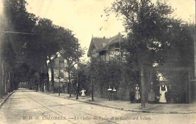 Colombes bd Valmy bd Gambetta chalet du cycle