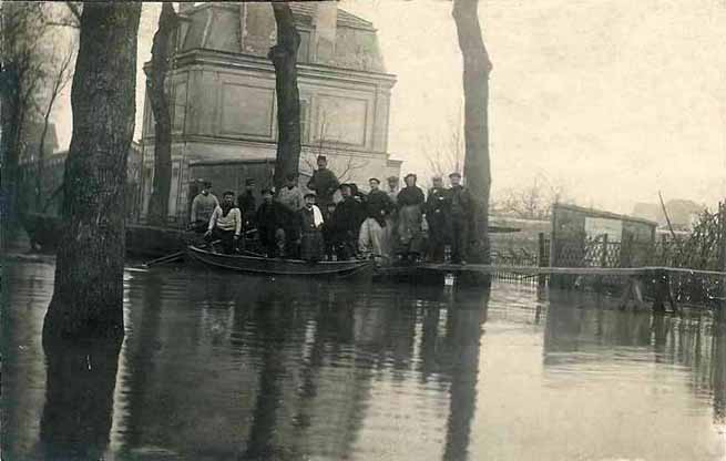 Colombes 72 bd Valmy bd Gambetta inondé