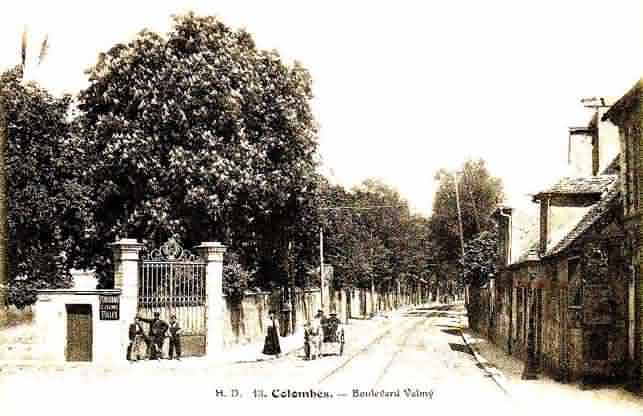 Colombes bd Valmy entrée de l'institution jeanne d'arc