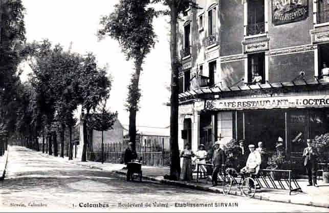 Colombes  bd Valmy bd d'Argenteuil restaurant SIRVAIN de l'octroi 