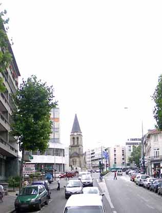 Colombes rue du moutier église
