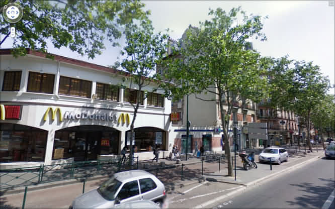 Colombes rue du Bournard Mc Do