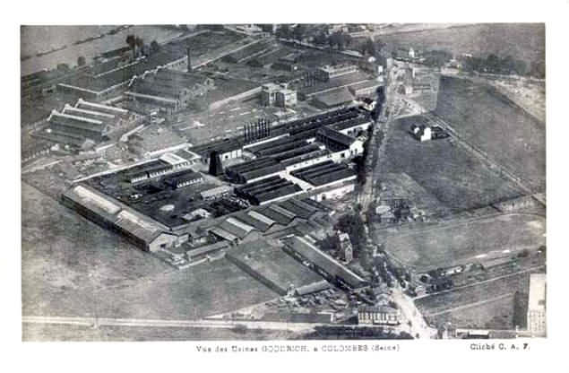 Colombes vue aérienne du quartier Goodrich 