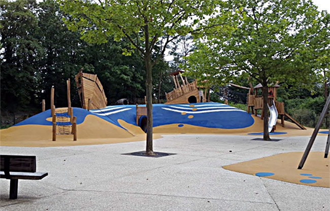 Colombes Parc Lagravère ile aux pirates