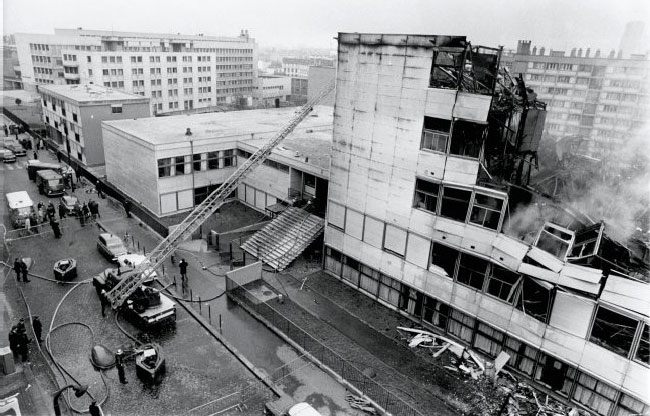 incendie lycée robert Pailleron 1973