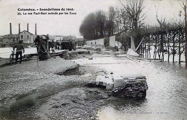 Inondation rue Paul-Bert