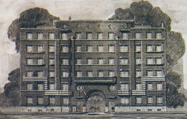  dessin d'origine du 205 rue Saint Denis