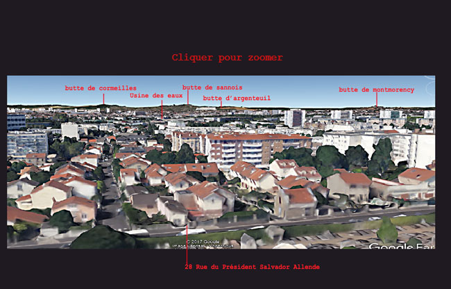 Colombes vue panoramique actuelle