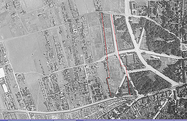 Plans du Quartier Europe du haut 1921.