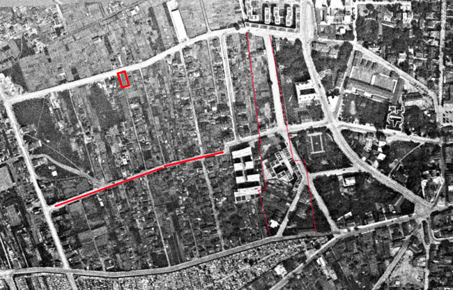 Plans du Quartier Europe du haut 1933.