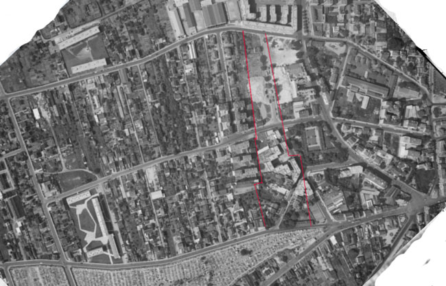 Plan du Quartier Europe du haut 1961