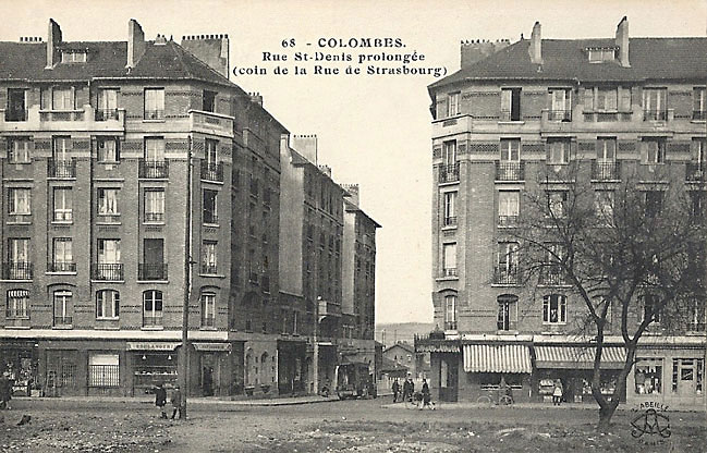 1924 La rue de Strasbourg