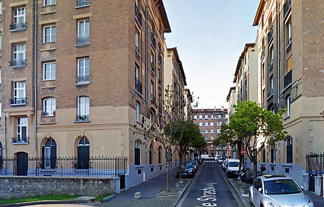 Colombes La rue de Strasbourg actuelle