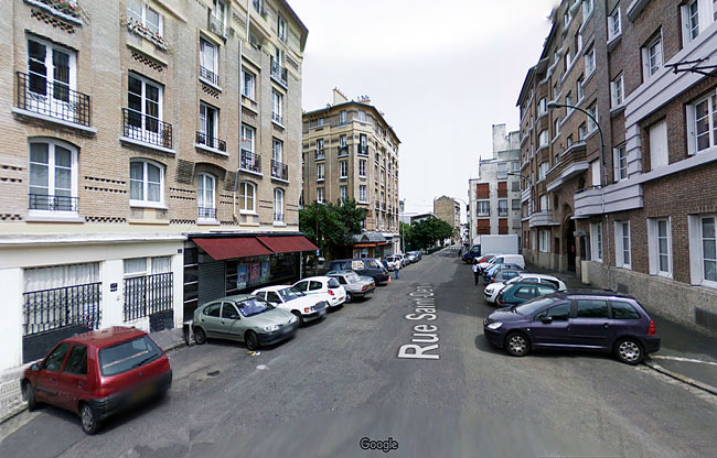 Colombes Panoramique vue du square Louis FERMÉ