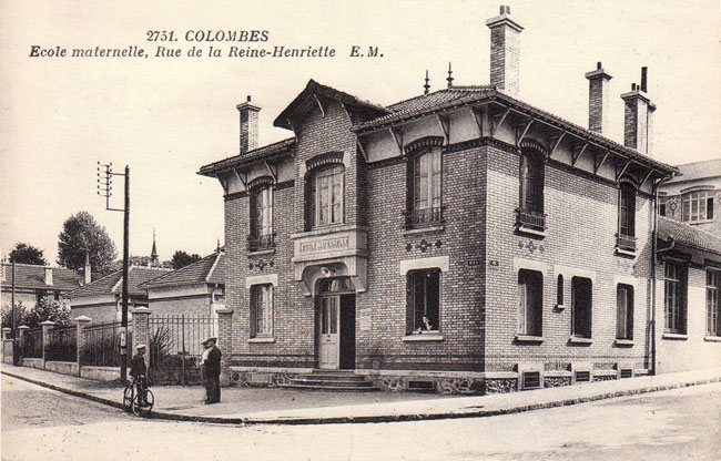 Colombes Rue Gay Lussac l'école maternelle.