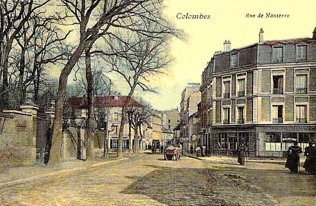 Colombes une entrée du domaine Henotte