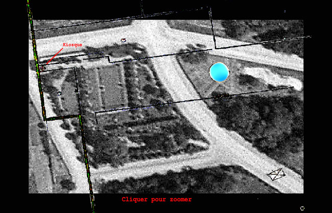 Colombes le kiosque du square Louis FERMÉ 