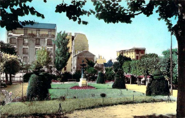 Colombes  square Louis FERMÉ coté Edgar Quinet
