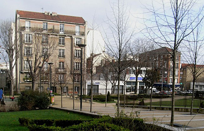 Colombes  square Louis FERMÉ coté Edgar Quinet