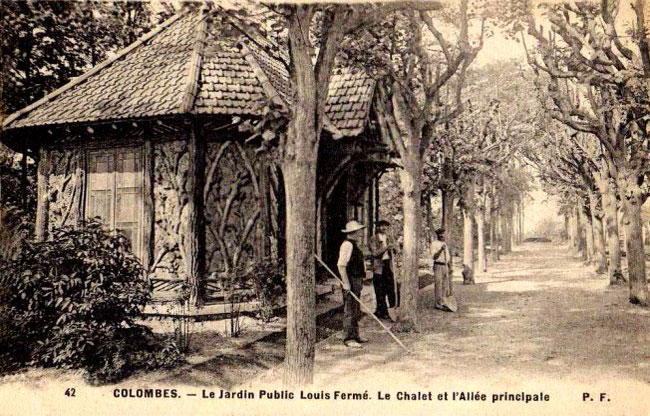 Colombes square Louis FERMÉ allée du haut le chalet
