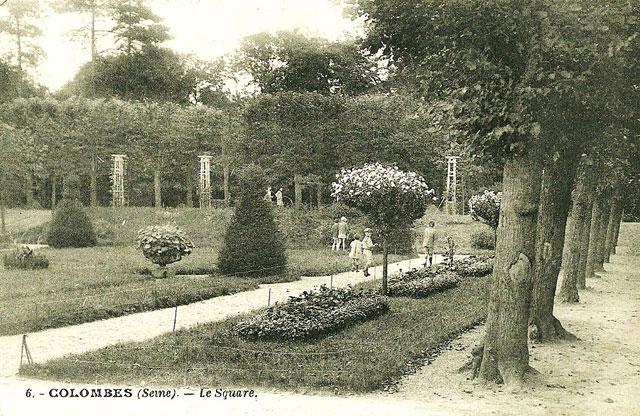 Colombes square Louis FERMÉ vue ouest