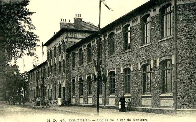 Colombes rue Gabriel Péri, école henri Martin