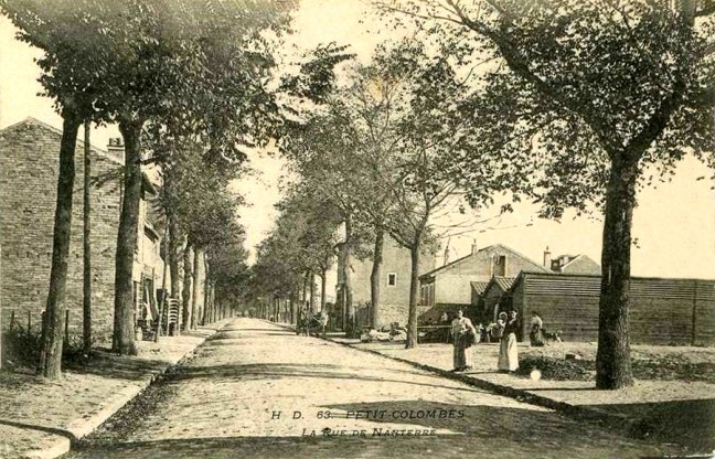 Petit-Colombes rue de Nanterre et le marché
