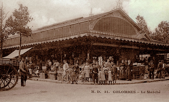 Colombes le marché