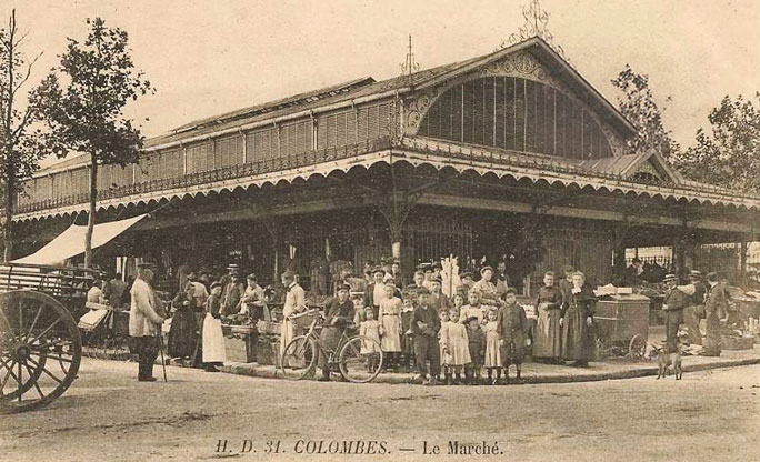 Colombes le marché