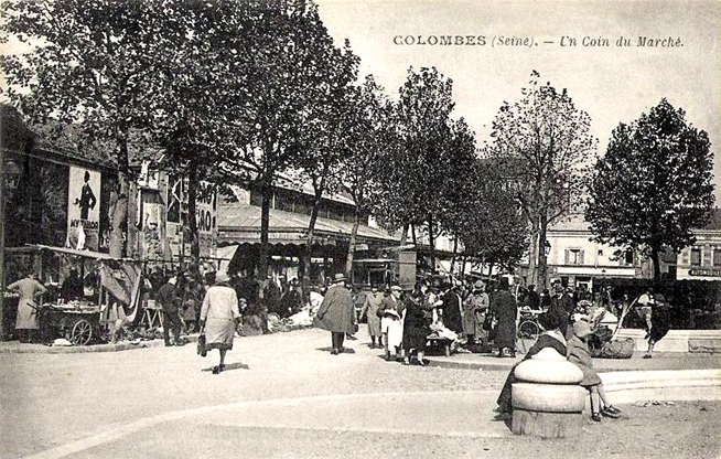 Colombes le marché