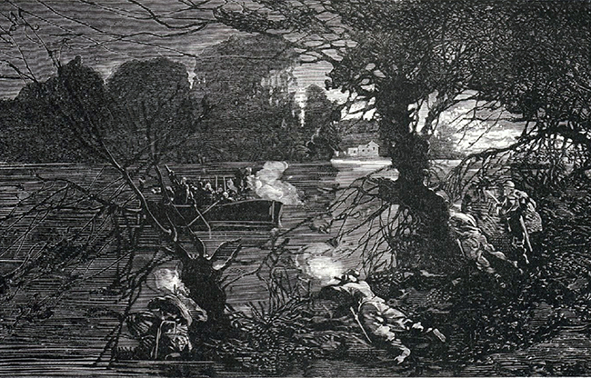 1870 attaque de l’île marante