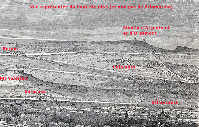 1870 vue depuis Meudon