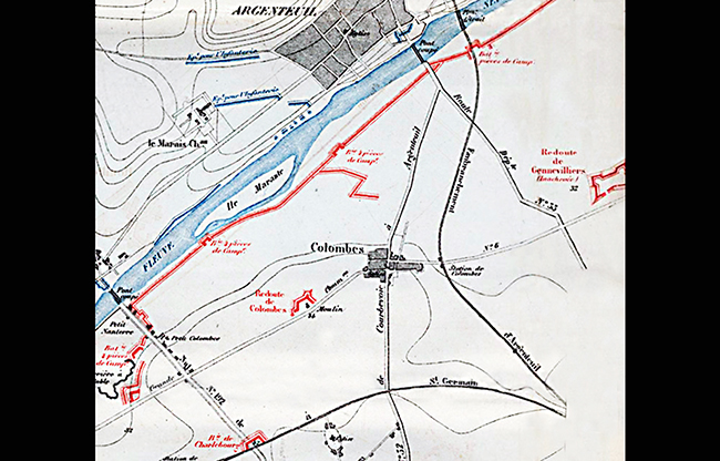 1870 La défense de la presqu’île  