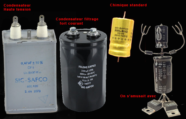 Condensateurs Sic-Safco.