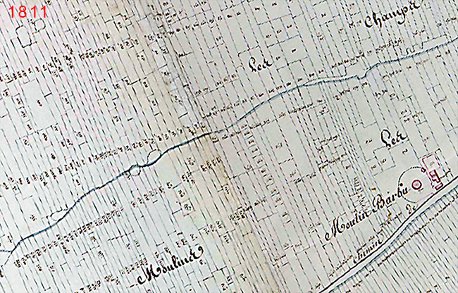 Rue Bellevue historique.