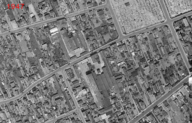 vue rue bellevue 1947