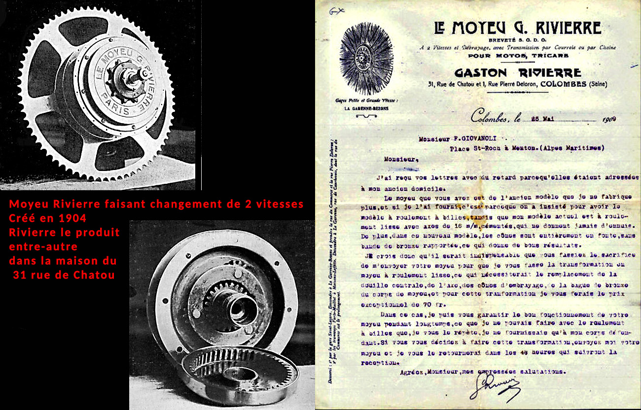 Moyeu Rivière 1904