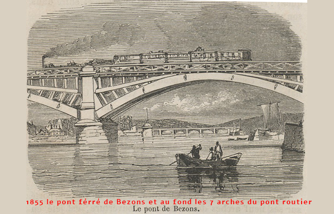 Pont de Bezons 1855