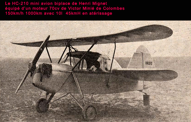 HC-210 à Moteur Minié 70cv
