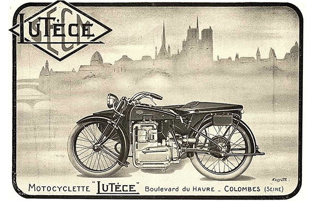 Moto Lutèce made in AMIOT