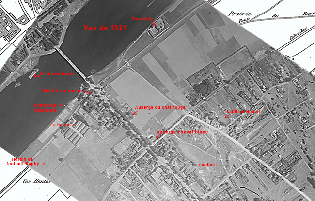 Autour du pont de Bezons.