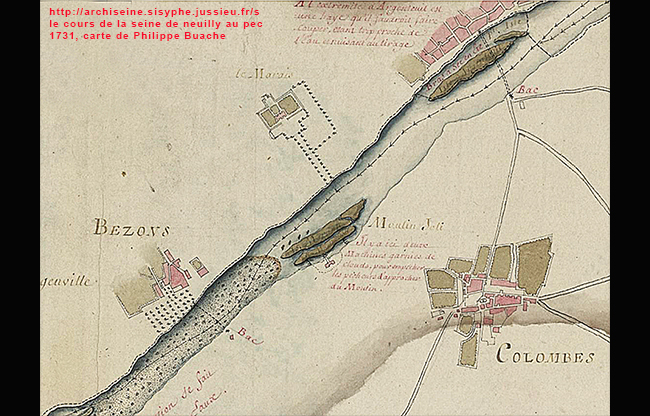 la seine en 1731 à Colombes.