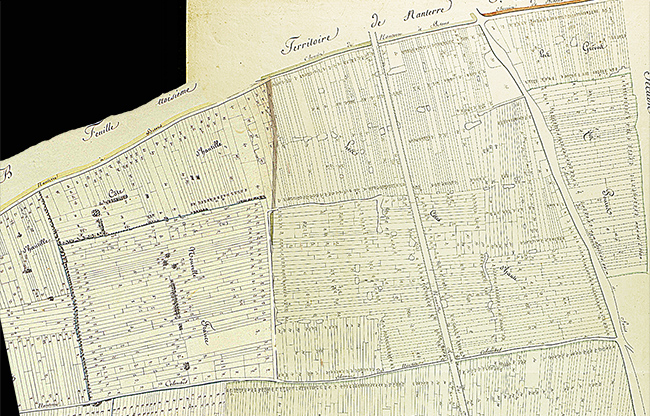 La rue des côtes d'Auty