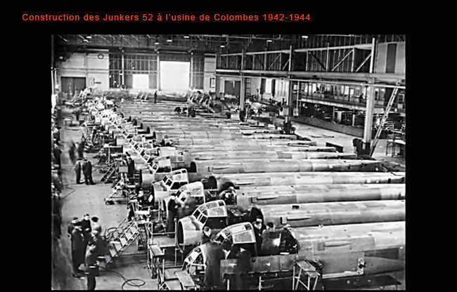 1943 Assemblage des Junkers 52 à Colombes