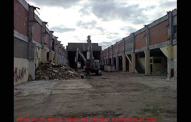 Musée transport détruit 2009