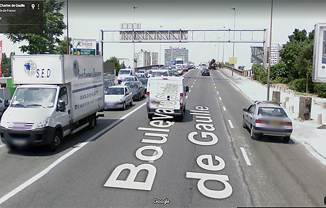 Le pont de Bezons trafic 2008