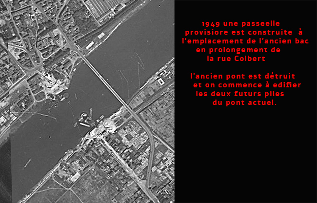 Le pont de Bezons 1944 réparé